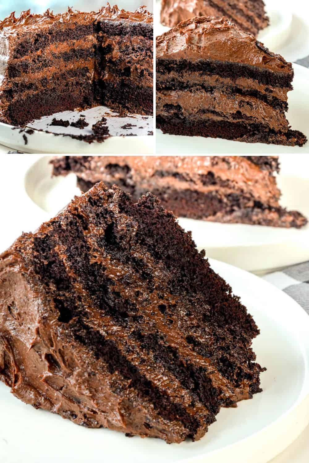 Rich & Moist Chocolate Layer Cake