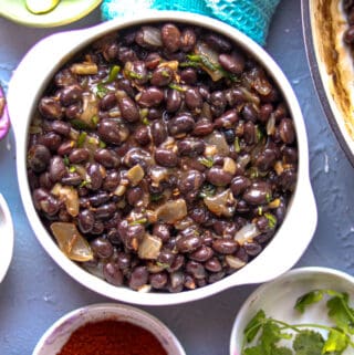 Restaurant - Style Mexican Black Beans Recipe - Savory Thoughts