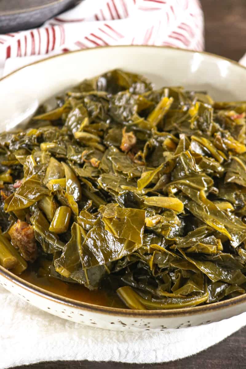 Instant Pot Collard Greens - Pressure Cooker - Savory Thoughts