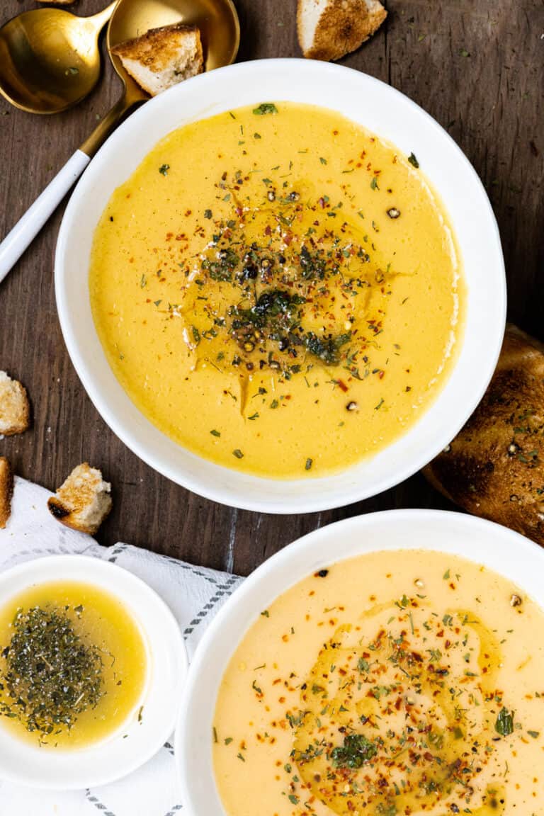 Creamy Turkish Lentil Soup {Red Lentils & Carrots} - Savory Thoughts