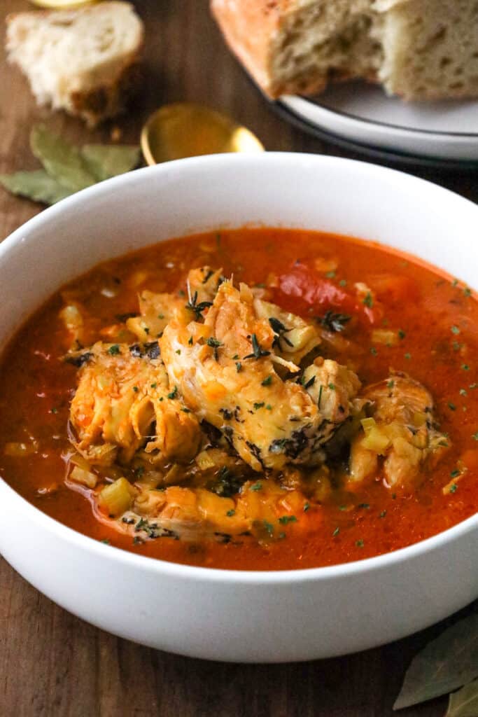 Bouillabaisse (French Fish Stew) - Savory Thoughts