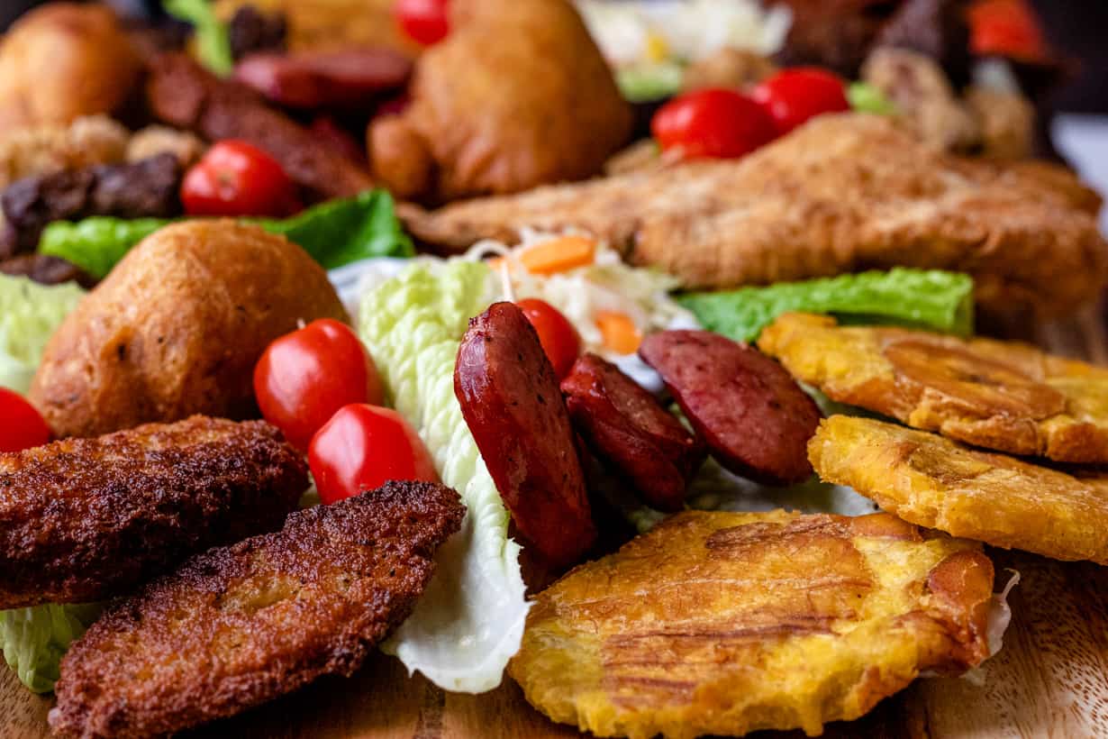 Haitian Fritay Charcuterie Board - Savory Thoughts, image size:1230x820
